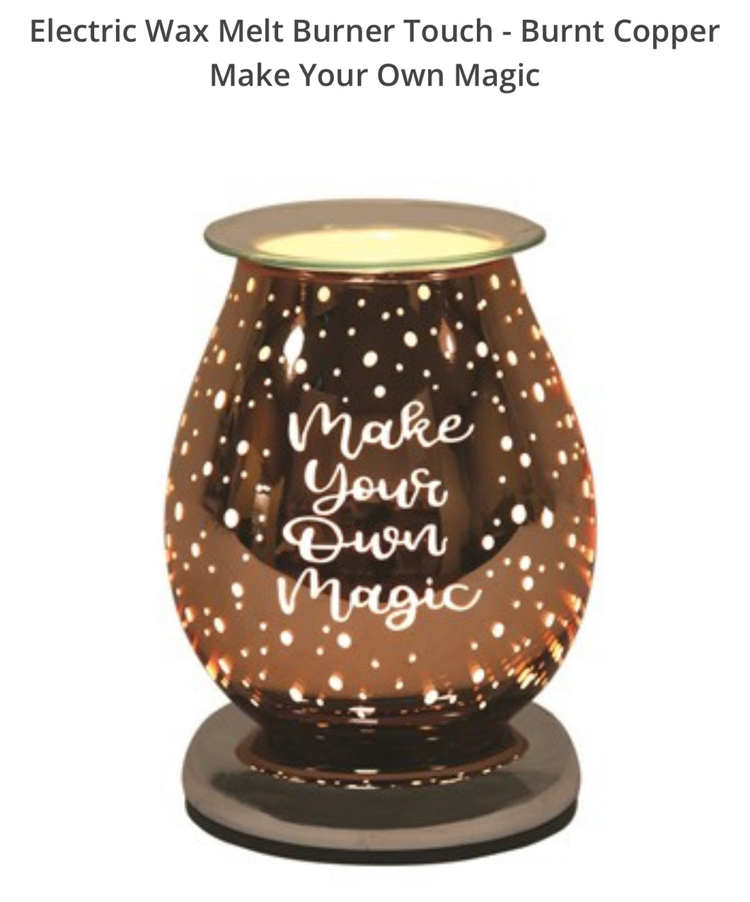 Make your own magic electric wax burner