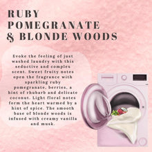 Load image into Gallery viewer, Ruby pomegranate and blonde woods
