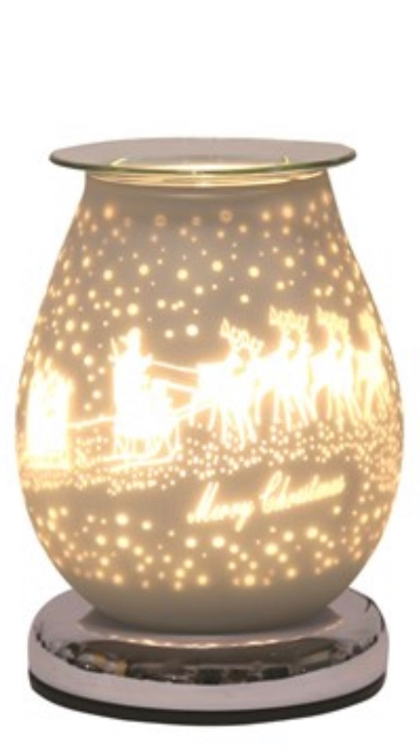 Christmas scene aroma lamp