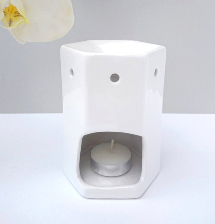 Hexagonal Ceramic white wax melter